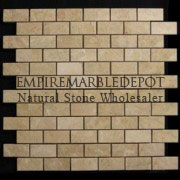 Crema Marfil Marble 1x2 Mosaic Tile Polished