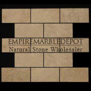 Crema Marfil Marble 3x6 Subway Tile Polished