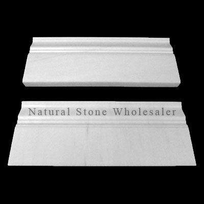 Bianco Dolomiti Marble Italian White Dolomite Crown Molding Polished