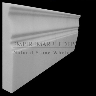 Bianco Dolomiti Marble Italian White Dolomite Crown Molding Polished