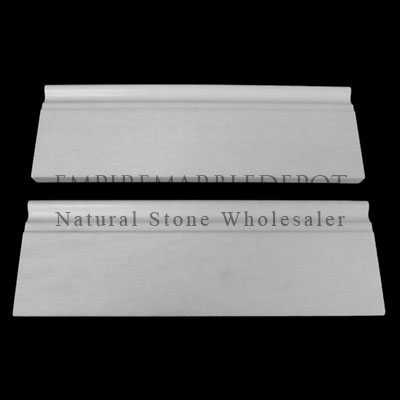 Bianco Dolomiti Marble Italian White Dolomite Crown Molding Polished