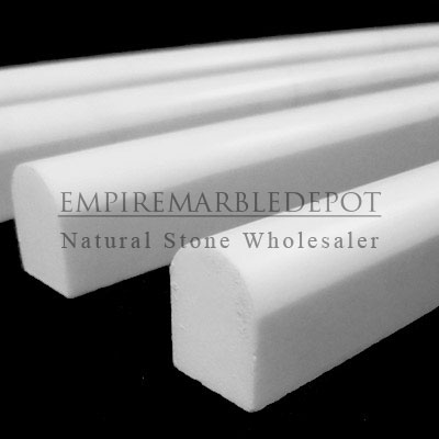 Bianco Dolomiti Marble Italian White Dolomite Crown Molding Polished