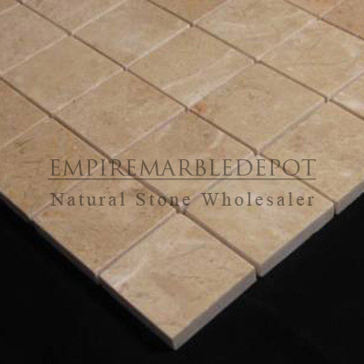 Crema Marfil Marble 2x2 Mosaic Polished