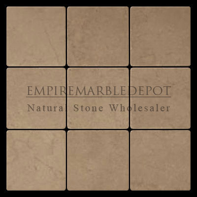 Crema Marfil Marble 4x4 Marble Tile Tumbled