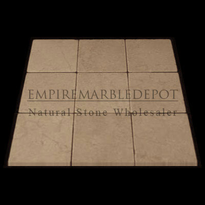 Crema Marfil Marble 4x4 Marble Tile Tumbled