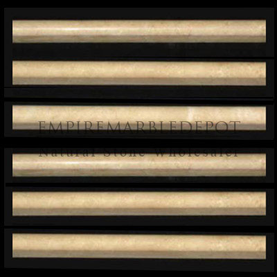 Crema Marfil Marble Crown Molding Polished