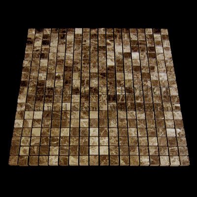 Crema Marfil Marble 5/8x5/8 Mosaic Tile Polished