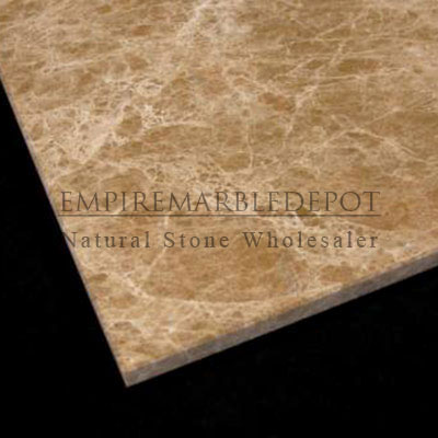 Light Emperador Marble 12X12 Marble Subway Tile Polished