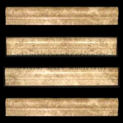 Light Emperador Marble Crown Molding Polished