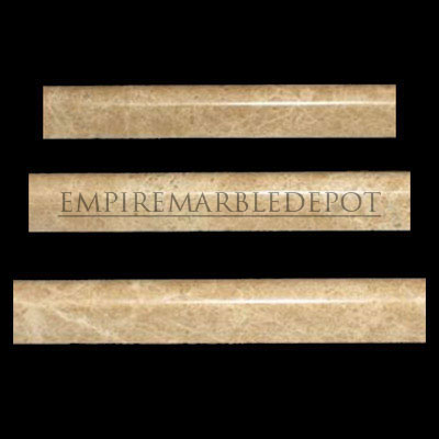 Light Emperador Marble Crown Molding Polished